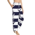 thumbnail image 2 of Daiia Anchors Women's Sleep Pant with Pockets and Drawstring,Pajama Pants-Medium, 2 of 9
