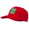 thumbnail image 2 of St Patrick's Day Clover Leaf Embroidered Cap - Red OSFM, 2 of 5
