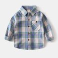 thumbnail image 5 of Gubotare Boys Flannel Toddler Boys Shirt Jacket Plaid Long Sleeve Kids Button Tops Boy Size 9-10, 5 of 8