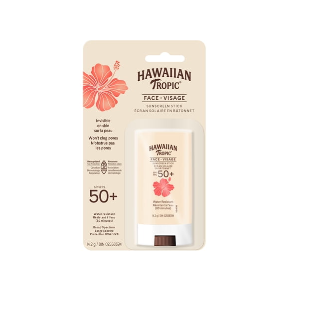 Hawaiian Tropic Visage ecran solaire en batonnet FPS 50+