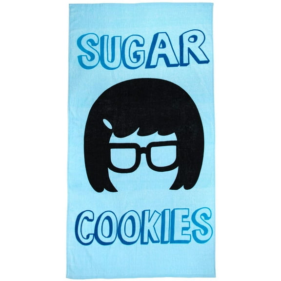 Bob's Burgers Tina Turn Down Large 34"x 64" Bath/Pool/Beach Towel 100% Cotton, Multi-Color