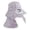 Purple, variant on Solar Fan Hat Sun Hat With Fan Brim Ventilador Wide Sunhat USB And Solar Powered FA N Hats For Hiking Travel