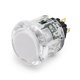 thumbnail image 1 of Methold Botón pulsador LED Cool Small Rocker Buttons Multiusos Diseño especial de moda Arcade Press Gaming Game Machine Arcades Videojuegos y accesorios Blanco transparente, luz blanca 30 mm, 1 of 6