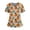 01-Multicolor, variant on Halloween Scrubs for Women Nurse Vet Pediatric Plus Size Nursing Uniforms Cute Demon Cat Scrub Tops with Pockets Yellow M