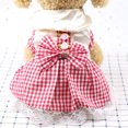 thumbnail image 1 of Vestido para perro, vestido de tutú para perro con lazo, bonito vestido dulce para mascotas pequeñas, color rosa Xs, 1 of 5