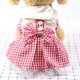 thumbnail image 1 of Vestido para perro, vestido de tutú para perro con lazo, bonito vestido dulce para mascotas pequeñas, color rosa Xs Shuxiu Wang 9024715006790, 1 of 5