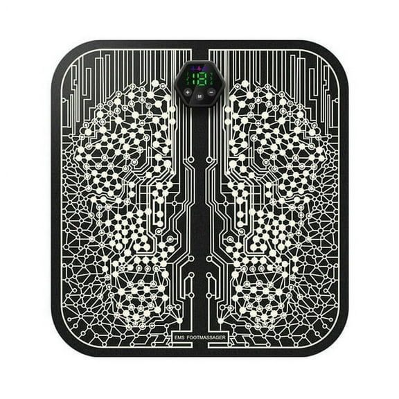 Foot Stimulator Massager Mat, Electric Feet Massager Pad Legs Circulation Sore Relief Acupressure Acupuncture Device Anti Fatigue Feet Relaxation Machine for Women Men