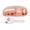 Orange, variant on NFTIGB Wireless 2.4G Bluetooth Transparent Mouse 2400 DPI Rechargeable 400mAh RGB Colorful Breathing Light Effect Ambidextrous Optical Mouse for Tablet Laptop Home Office, Pink