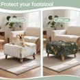 thumbnail image 6 of Xoenoiee Deer Hunting Camo Print Jacquard Ottoman Cover Slipcovers Folding Storage Stool Furniture Protector Cover Soft Thick Square Foot Rest Slipcover with Elastic Bottom, L, 6 of 7
