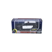 2015 Ford Unmarked Police Interceptor Utility w/ Lights & Sounds, Black and White - Motor Max 79536 - 1/24 scale Diecast Model Toy Car