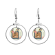 thumbnail image 1 of Cruisine local tradicional japonesa Los pendientes cuelgan del aro de la joyería del círculo de la gota Unbranded M, 1 of 3