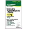 Perrigo Cetirizine Hydrochloride 10mg Antihistamine Allergy Laxative, 30 Tablets