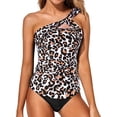 thumbnail image 1 of Gibobby Conjunto de Bikini para Mujer 2023 Nuevo traje de baño Reunión Tankini Sexy Cintura alta Bikini Split Falda Traje de baño Conjunto(Marrón,M), 1 of 4