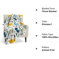 thumbnail image 7 of Yibo Dinosaur Blanket Flannel Soft and Comfortable Anti-static Bed Sofa Blanket, 7 of 7