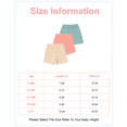 thumbnail image 2 of Infant Girls Clothes Baby Shorts 3-Pack Cotton Shorts Toddler Casual Shorts 3 6 9 12 18 24 Months 2T 3T Solid Color Shorts Apricot, 2 of 8