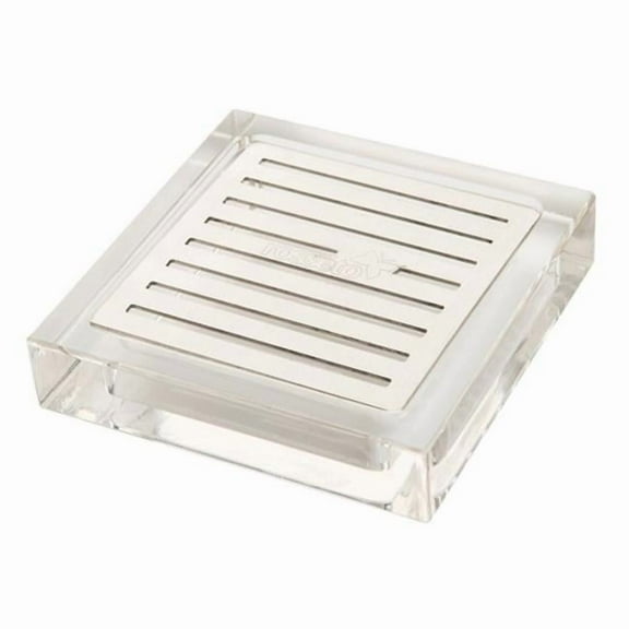 Rosseto Serving Solutions LD108 Drip Tray Acrylic with Stainless Steel Insert - Square