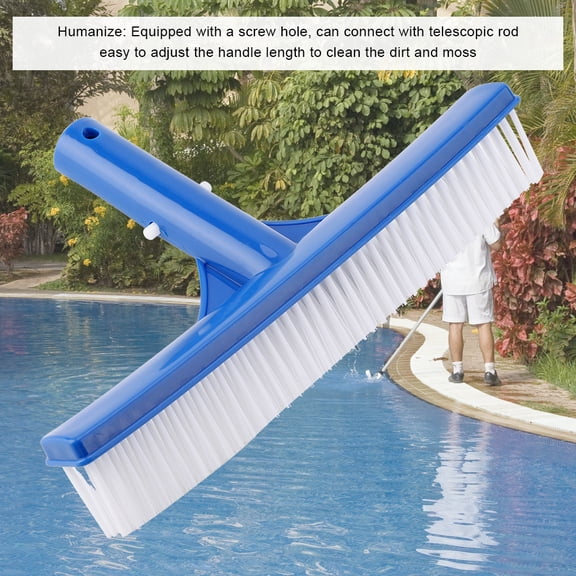 Tebru Pool Brush ,, Swimming Pool Brush, Plastic Pool Cleaner, Pool Supplies For Swimming Cleaning