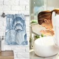 thumbnail image 6 of Coolnut Watercolor Seashell Blue Patterned Hand Towels 2 PCS, Cotton Bath Towel for Drying Face Hands Body Decorative Water Absorbent Lightweight Towels for Bathroom Ktichen Travel Gym, 16"x28", 6 of 6