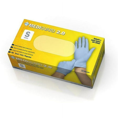 Medline MediGuard 2.0 Nitrile Exam Gloves 100CT (Pack of 10)