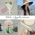 thumbnail image 3 of 54.68 Yards(50m)/Roll Cotton Tape Ribbons Herringbone Cotton Webbings 30mm Wide Flat Cotton Herringbone Cords for Knit Sewing DIY Crafts Antique White, 3 of 7