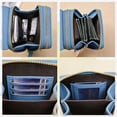 thumbnail image 7 of Cell Phone Bag, PU Leather Crossbody Cellphone Purse for Women, Touch Screen Cell Phone Pouch Holder Shoulder Bag RFID Blocking Wallet Handbag with Shoulder Strap, 7 of 7