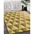 thumbnail image 3 of Ahgly Company Machine Washable Indoor Square Transitional Dark Golden Rod Brown Area Rugs, 5' Square, 3 of 7