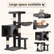 thumbnail image 3 of Árbol para Gatos BestPet de 94 cm con Poste Rascador y Hamaca, Gris Claro, 3 of 7