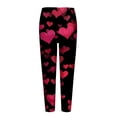 thumbnail image 4 of BKQCNKM Valentines Day Leggings for Women Plus Size Leggings for Women Yoga Pants Women Yoga Leggings with Pockets Soft Leggings Heart Leggings Holiday Leggings for Women Hot Pink 2 3XL, 4 of 4