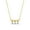10K Yellow Gold, variant on ARAIYA FINE JEWELRY 10K White Gold Round-shape Lab Grown Diamond Bar Pendant with Silver Cable Chain Necklace 18" (1/6 cttw, D-F Color VS Clarity) 18"