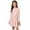 Rose Gold, variant on Posijego Girls Heart Printed Dress Valentine's Day Dress Crew Neck Long Sleeve Spring Dresses for Girls