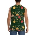 thumbnail image 4 of Easygdp Christmas Men's Breathable Tank Tops Sleeveless Sporty T Shirts for Basketball, Mountaineering, Bodybuilding -Medium, 4 of 8