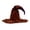 Coffee B, variant on Crushed Velvet Wrinkled Witch Hat Adult Halloween, Polyester Fiber Twisted Curved Wizard Hat Vintage Prop for Spooky Halloween Party and Dress Up Black B