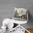 thumbnail image 5 of Gnomes Short Christmas Tree Gift Throw Pillow Covers Modern Throw Pillow Case 2 Pack Vintage Throw Cushion Case for Room Home Patio Bedroom Livingroom, 5 of 7
