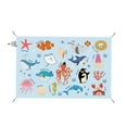 thumbnail image 2 of Manta de Picnic al aire libre, estera de Camping de poliéster, estera de Picnic multiusos, estera de playa resistente al agua para mochilero, senderis 210x145cm, 2 of 8