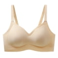 thumbnail image 3 of Womens Jelly Bras Seamless Stretch Comfort Bra Deep V Casual Wireless Everyday T Shirt Bra, 3 of 4