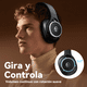 thumbnail image 3 of Auriculares Over Ear VEATOOL, Cancelación Activa Ruido, Bluetooth 6.0, 60H, Hi-Res, Mic, Plegables, 3 of 9