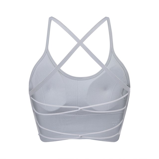 Sujetador deportivo con tirantes finos y espalda cruzada, de secado rápido, a prueba de golpes, gran espalda, ropa interior de yoga sin espalda, almohadilla de pecho extraíble, sujetador de fitness