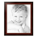thumbnail image 2 of ArtToFrames 15" x 18" Matte Mahogany with Gold Accent Diploma Picture Frame, 15x18 inch Brown Wood Poster Frame (WOM-5109), 2 Pack, 2 of 6
