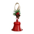 thumbnail image 2 of Christmas Tree Hanging Bell Decoration, Wooden Style Scene Pendant Ornament for Holiday Decor, Multi Color Christmas Bells for Tree, Wall and Party Decoration, Festive Home Ornament, 2 of 6