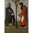 thumbnail image 3 of Bartholomäus Sarburgh 14x18 Black Modern Framed Museum Art Print Titled - The Prophets Obadiah and Jonah, 3 of 5