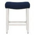 thumbnail image 3 of WestinTrends 24 inch Counter Stool for Island, Kitchen Dining, Bar, with Solidwood Leg, Navy Blue, 3 of 8