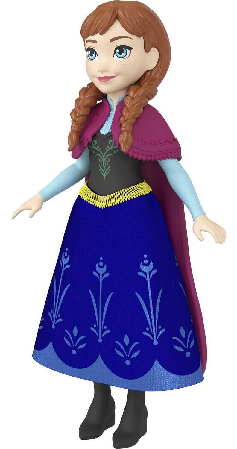 Disney Frozen Anna Small Doll, Collectible Disney Toy Inspired by the Movie