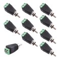 thumbnail image 1 of 10 pcs Speaker Wire cable to Audio Male Connector Adapter Jack Plug, 1 of 8