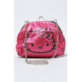 thumbnail image 5 of Hello Kitty Pink Sparkle Sequin Crossbody Bag with Chain, 5 of 5