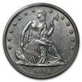 thumbnail image 2 of 1865 Liberty Seated Half Dollar AU-55 PCGS, 2 of 3
