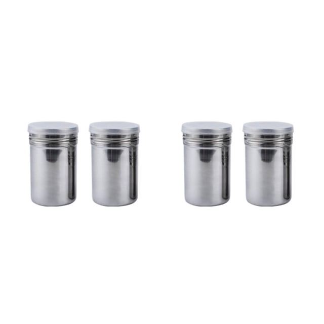 Tarro de Condimentos Advancent 2piezas Acero Inoxidable Grande 6.5*11.5
