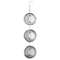 thumbnail image 2 of Dserhfy 3D Round Wind Spinner Bird Scare Decoration Outdoor Garden Yard Farm Hanging Reflective Metal Wind Chime Bird Deterrent Device Ornament, 2 of 7