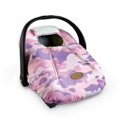 Cozy Cover Infant Carrier Cover, Secure Car Seat Cover, Pink Camo