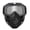 Gray, variant on Detachable Full Face Goggle Mask, Face Shield for Mowing, 2-In-1 Impact Resistant Anti-Fog Safety Shield for Outdoor Work Protection