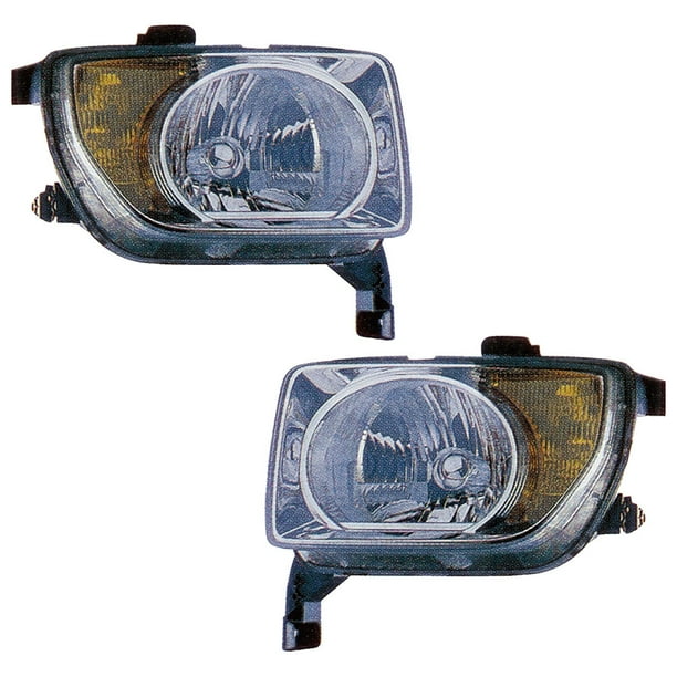 Pair New Left Right Headlight Assembly For Honda Element 2003 2004 2005